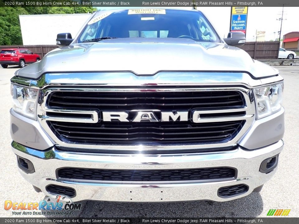 2020 Ram 1500 Big Horn Crew Cab 4x4 Billet Silver Metallic / Black Photo #8