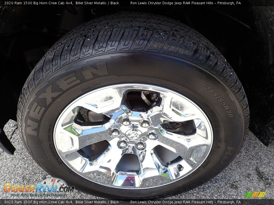 2020 Ram 1500 Big Horn Crew Cab 4x4 Billet Silver Metallic / Black Photo #9