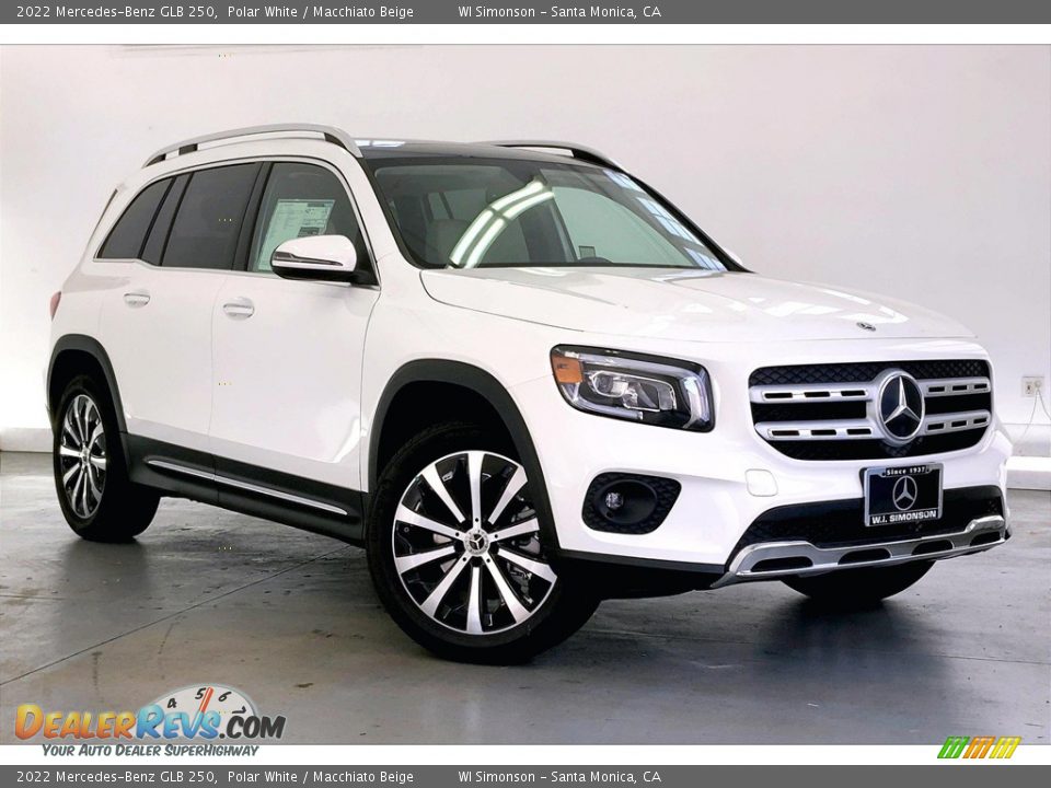 2022 Mercedes-Benz GLB 250 Polar White / Macchiato Beige Photo #12