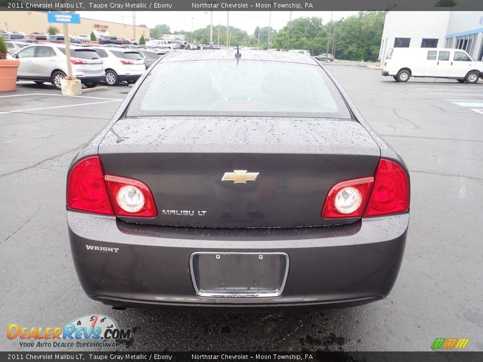 2011 Chevrolet Malibu LT Taupe Gray Metallic / Ebony Photo #6