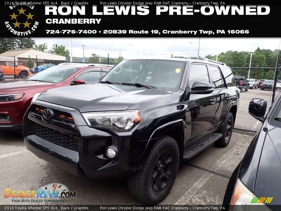 2014 Toyota 4Runner SR5 4x4 Black / Graphite Photo #1