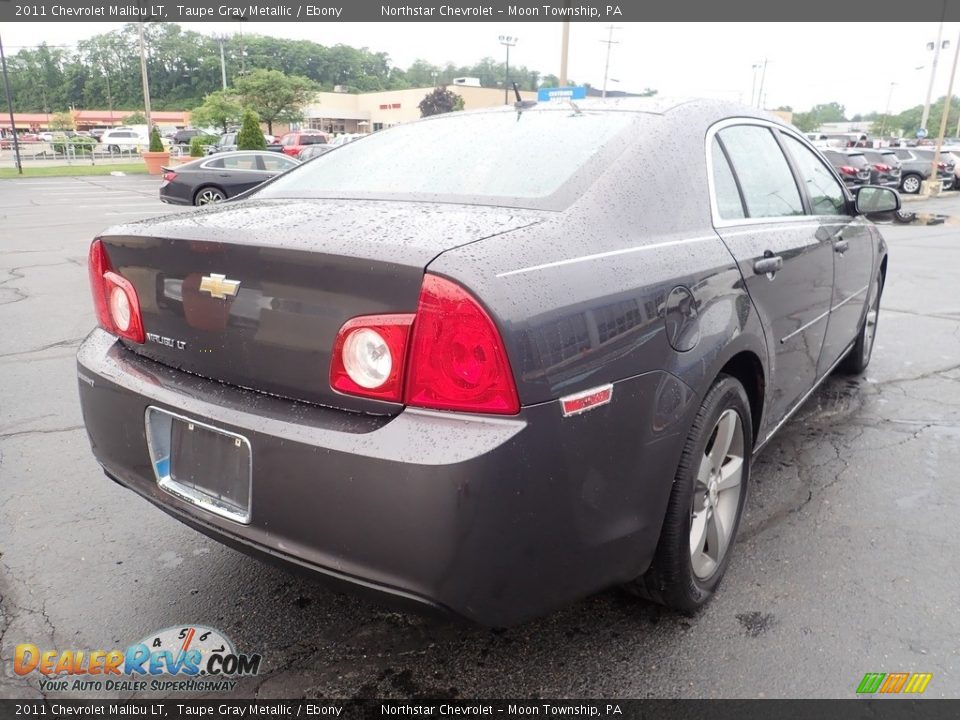 2011 Chevrolet Malibu LT Taupe Gray Metallic / Ebony Photo #7