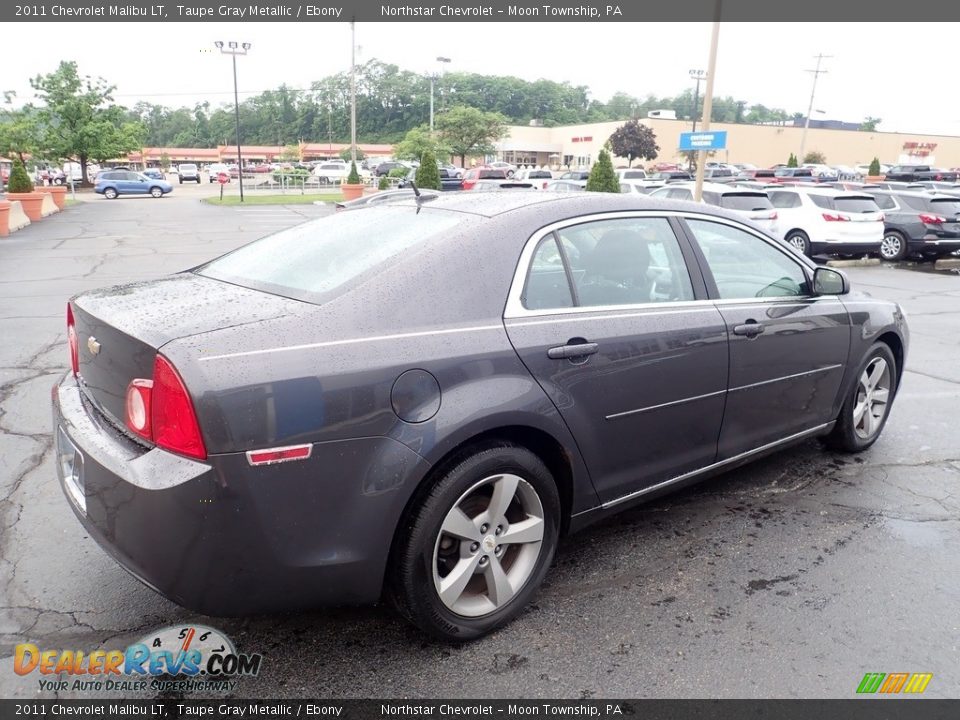 2011 Chevrolet Malibu LT Taupe Gray Metallic / Ebony Photo #8