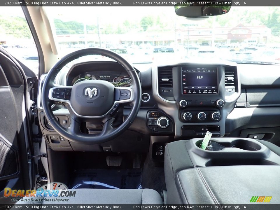 2020 Ram 1500 Big Horn Crew Cab 4x4 Billet Silver Metallic / Black Photo #13