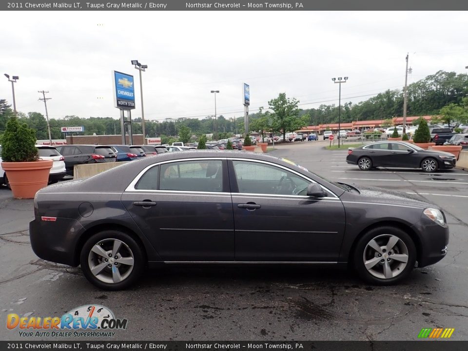 2011 Chevrolet Malibu LT Taupe Gray Metallic / Ebony Photo #9