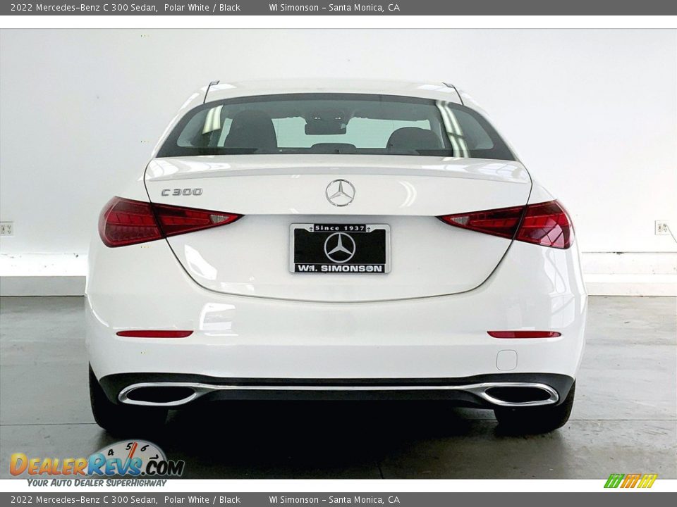2022 Mercedes-Benz C 300 Sedan Polar White / Black Photo #3