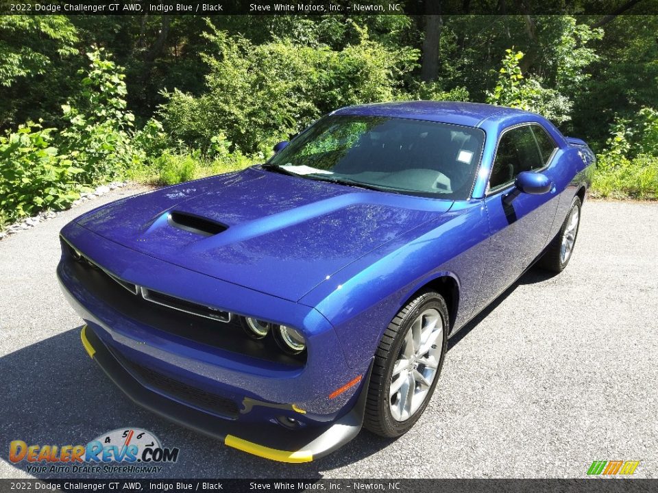 2022 Dodge Challenger GT AWD Indigo Blue / Black Photo #2