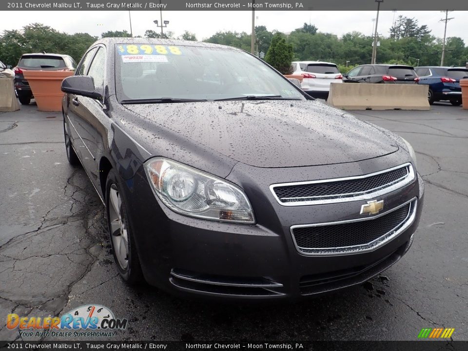 2011 Chevrolet Malibu LT Taupe Gray Metallic / Ebony Photo #11