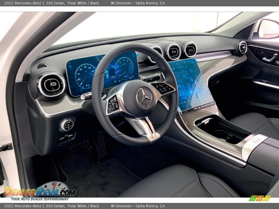 2022 Mercedes-Benz C 300 Sedan Polar White / Black Photo #4