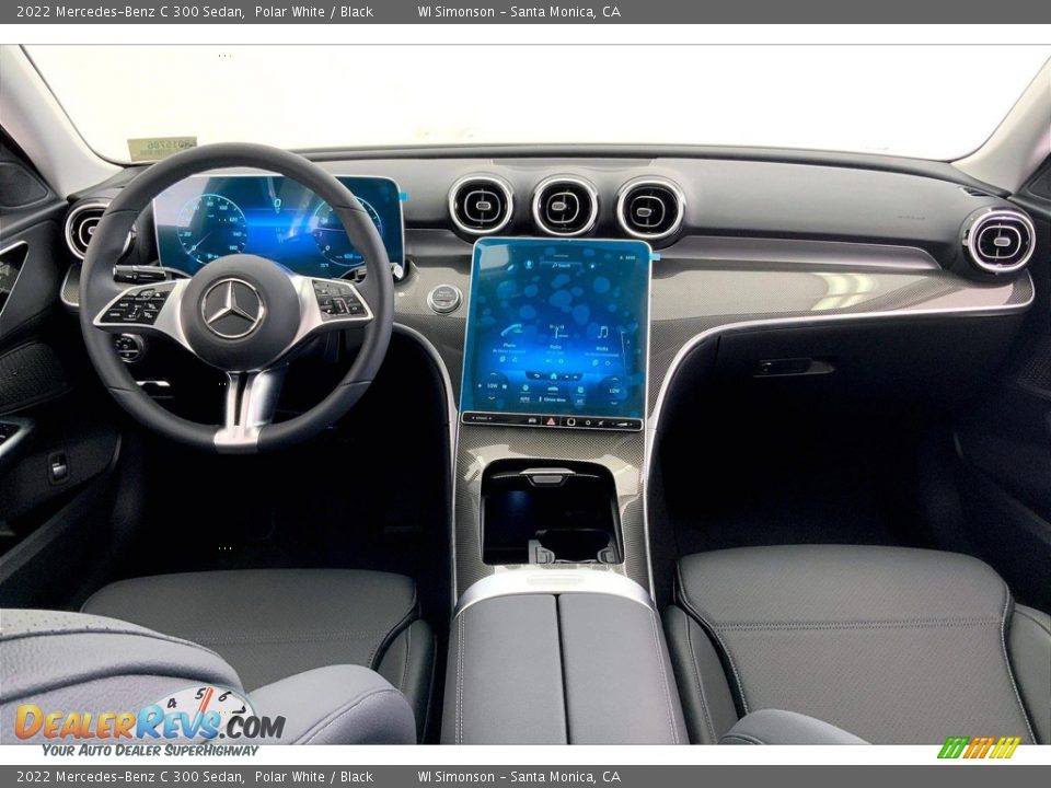 2022 Mercedes-Benz C 300 Sedan Polar White / Black Photo #6