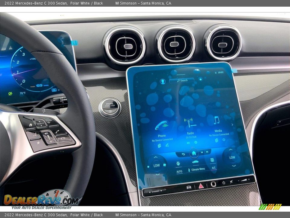 2022 Mercedes-Benz C 300 Sedan Polar White / Black Photo #7