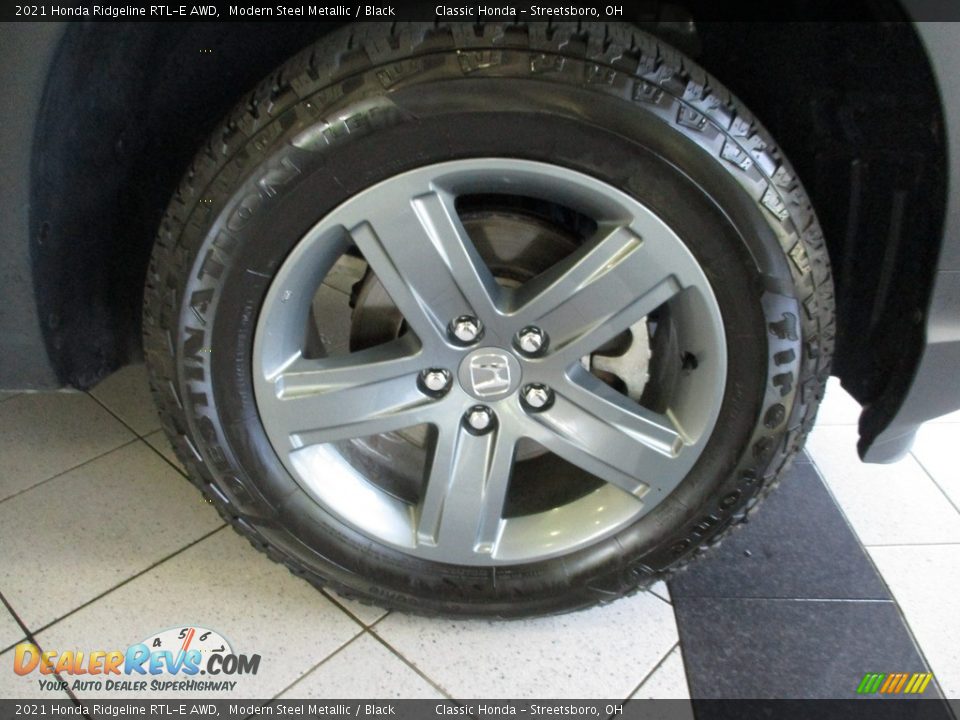 2021 Honda Ridgeline RTL-E AWD Modern Steel Metallic / Black Photo #5