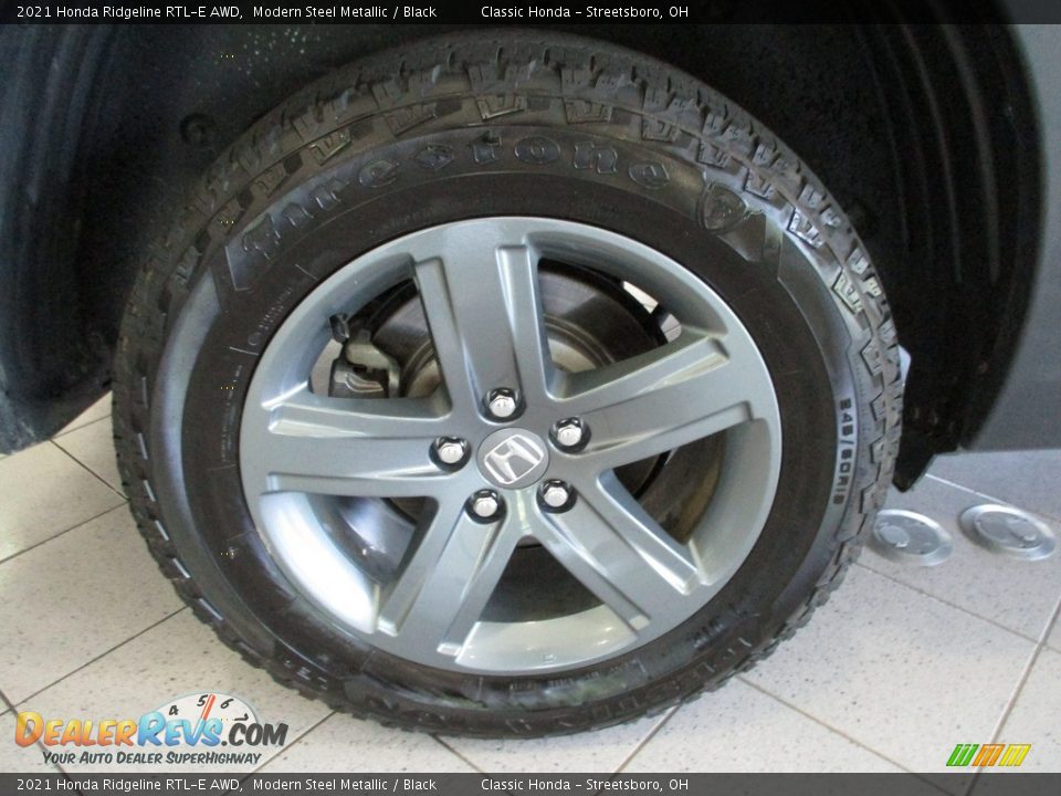 2021 Honda Ridgeline RTL-E AWD Modern Steel Metallic / Black Photo #6