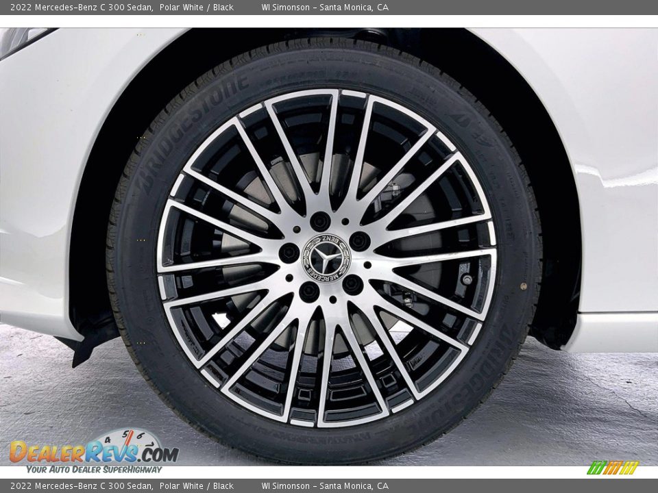 2022 Mercedes-Benz C 300 Sedan Polar White / Black Photo #10