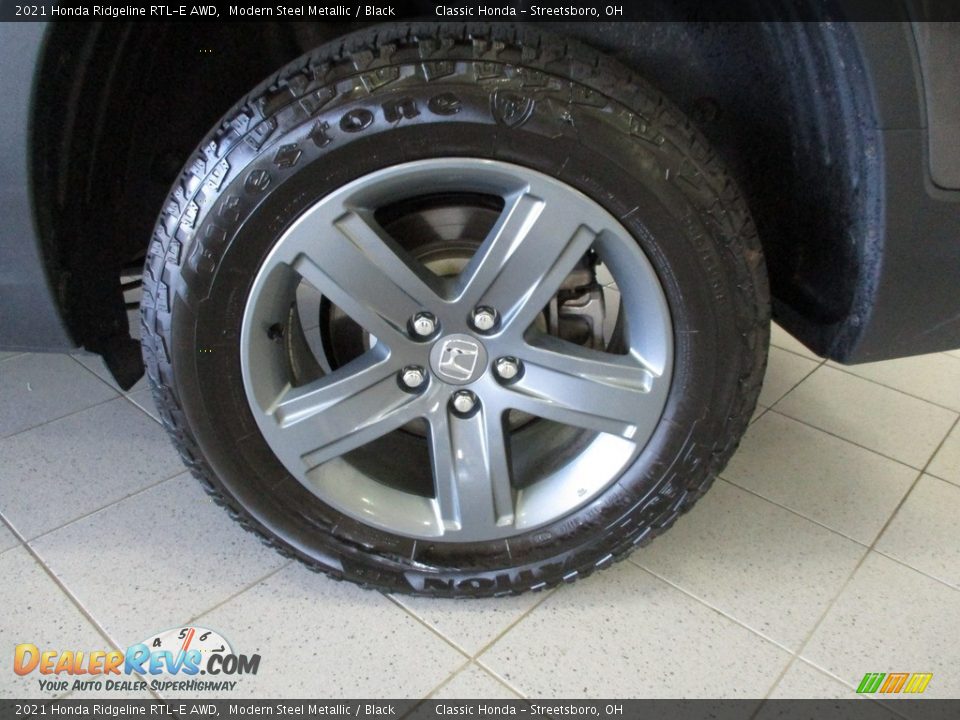 2021 Honda Ridgeline RTL-E AWD Modern Steel Metallic / Black Photo #11