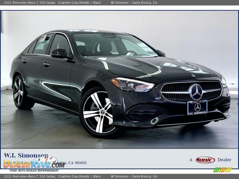 2022 Mercedes-Benz C 300 Sedan Graphite Gray Metallic / Black Photo #1