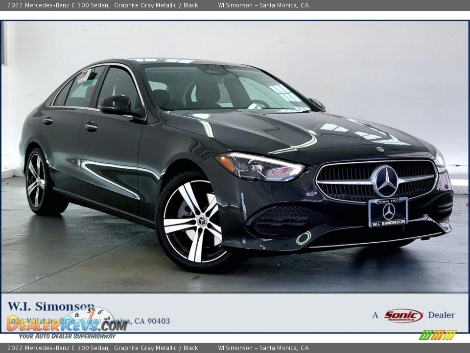 2022 Mercedes-Benz C 300 Sedan Graphite Gray Metallic / Black Photo #1