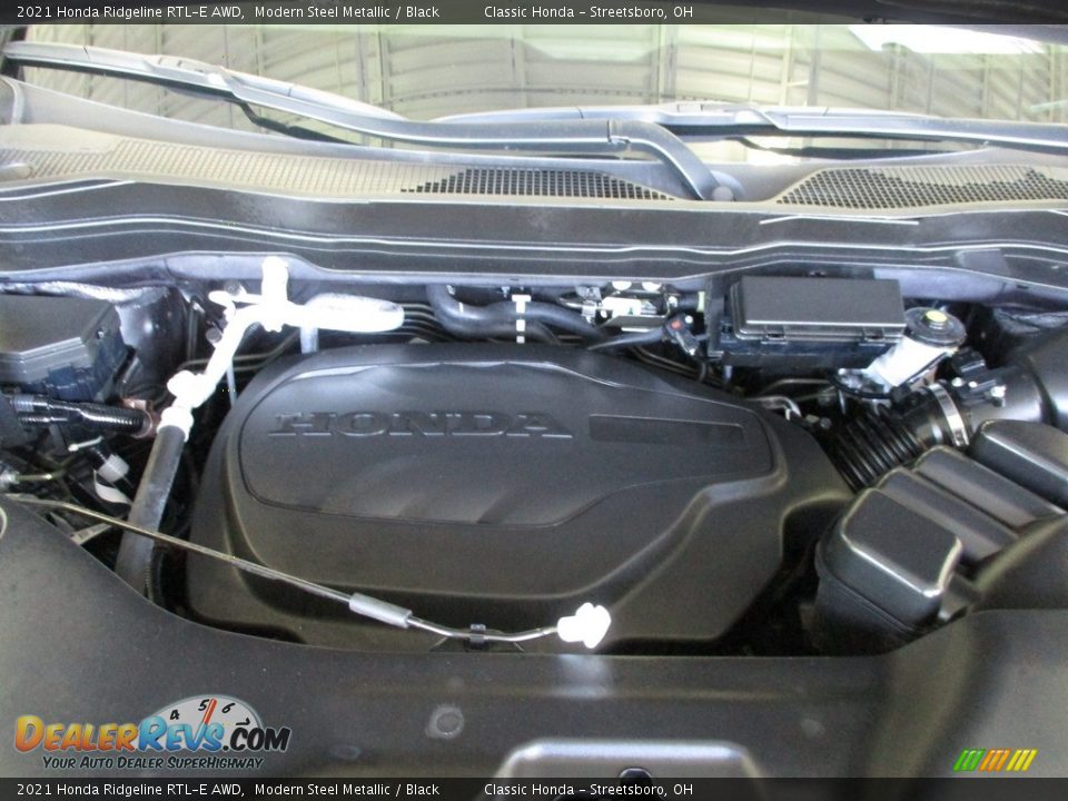 2021 Honda Ridgeline RTL-E AWD Modern Steel Metallic / Black Photo #13