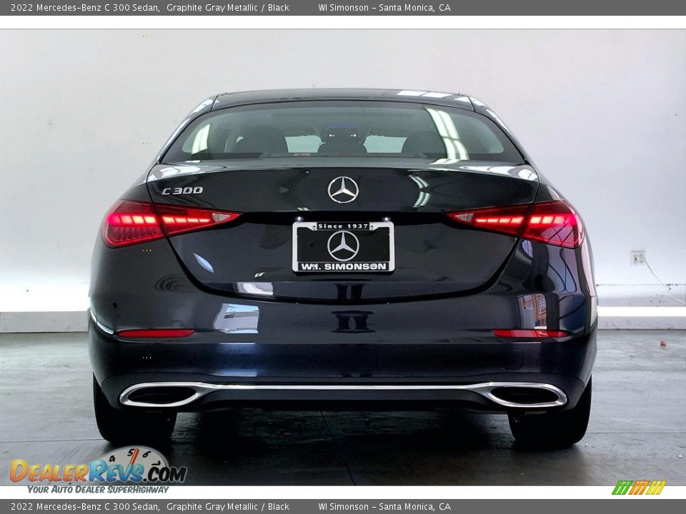 2022 Mercedes-Benz C 300 Sedan Graphite Gray Metallic / Black Photo #3