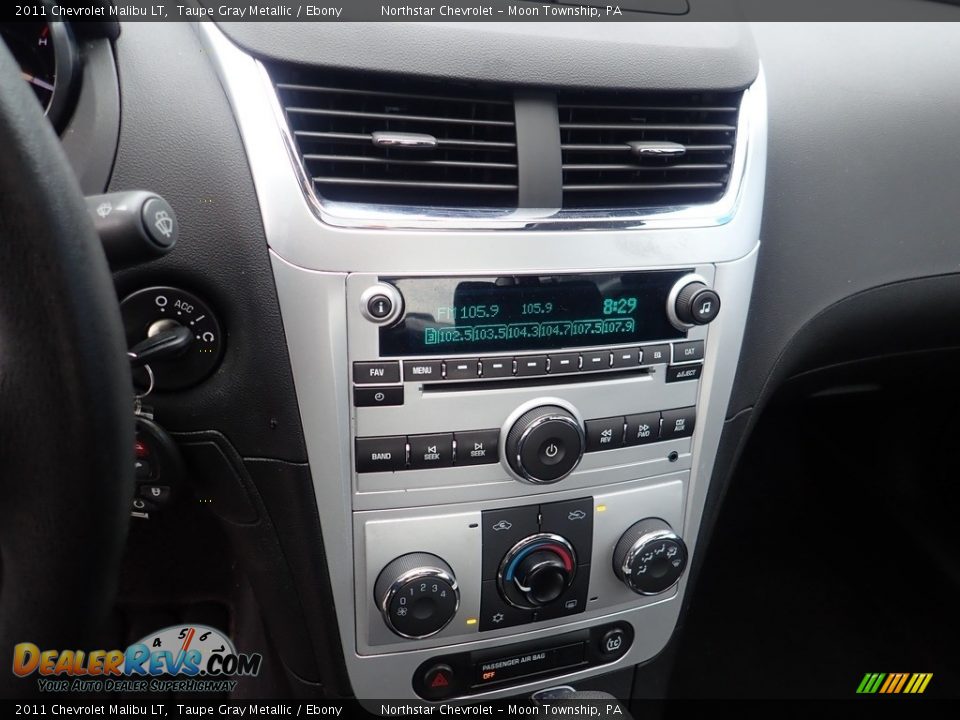 2011 Chevrolet Malibu LT Taupe Gray Metallic / Ebony Photo #28