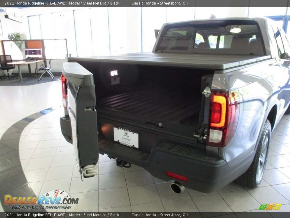 2021 Honda Ridgeline RTL-E AWD Modern Steel Metallic / Black Photo #23