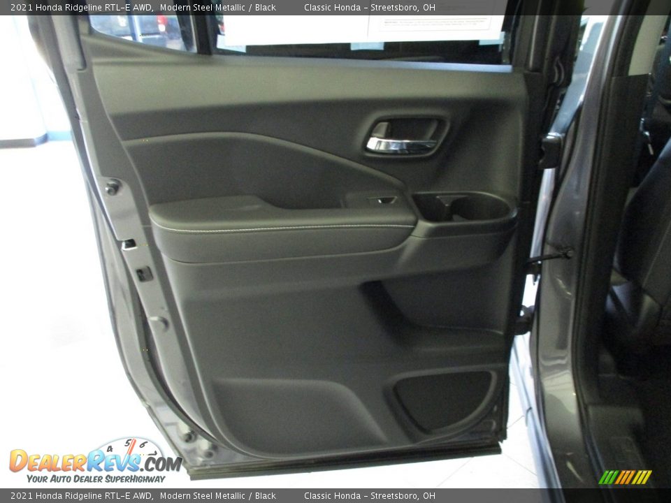 2021 Honda Ridgeline RTL-E AWD Modern Steel Metallic / Black Photo #25