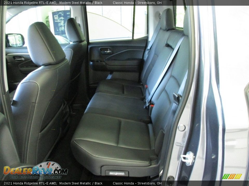 2021 Honda Ridgeline RTL-E AWD Modern Steel Metallic / Black Photo #27