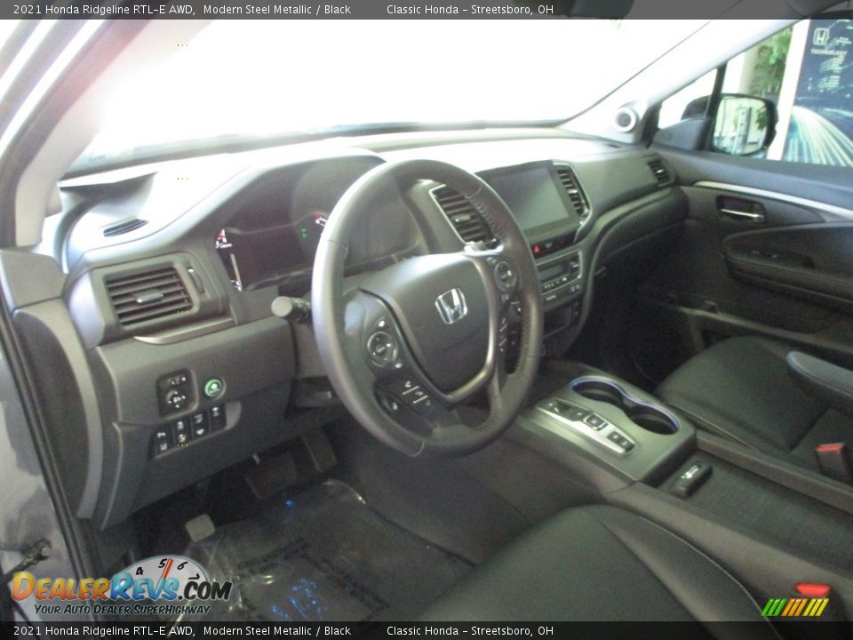 2021 Honda Ridgeline RTL-E AWD Modern Steel Metallic / Black Photo #30