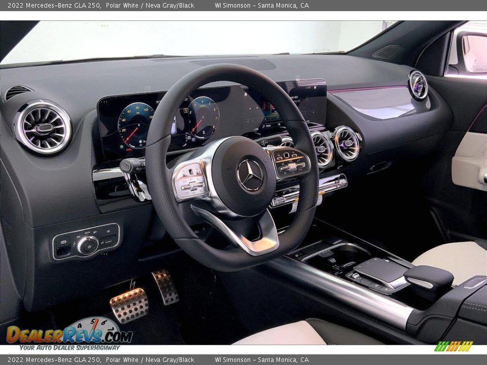 2022 Mercedes-Benz GLA 250 Polar White / Neva Gray/Black Photo #4