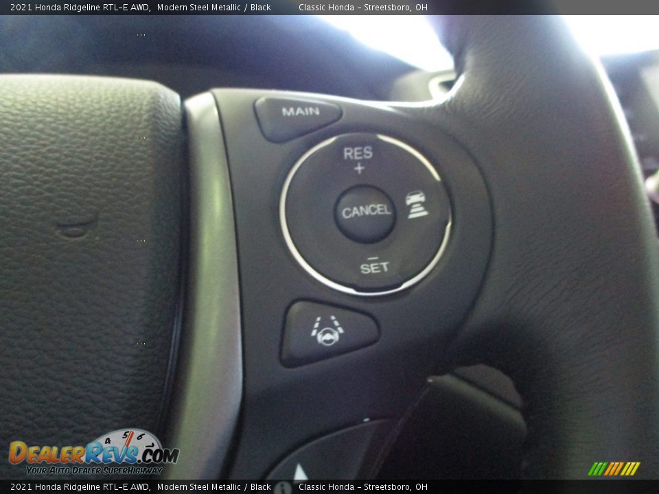 2021 Honda Ridgeline RTL-E AWD Modern Steel Metallic / Black Photo #35