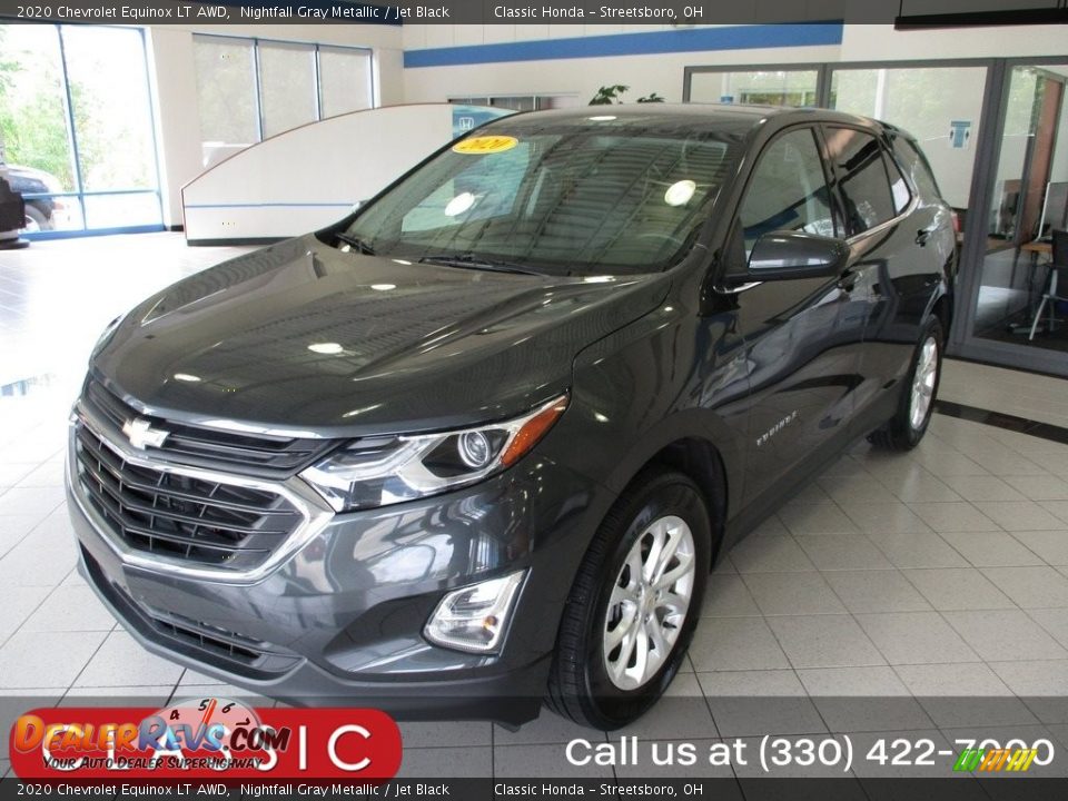 2020 Chevrolet Equinox LT AWD Nightfall Gray Metallic / Jet Black Photo #1