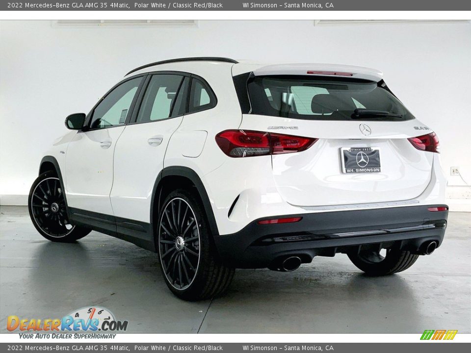 2022 Mercedes-Benz GLA AMG 35 4Matic Polar White / Classic Red/Black Photo #2