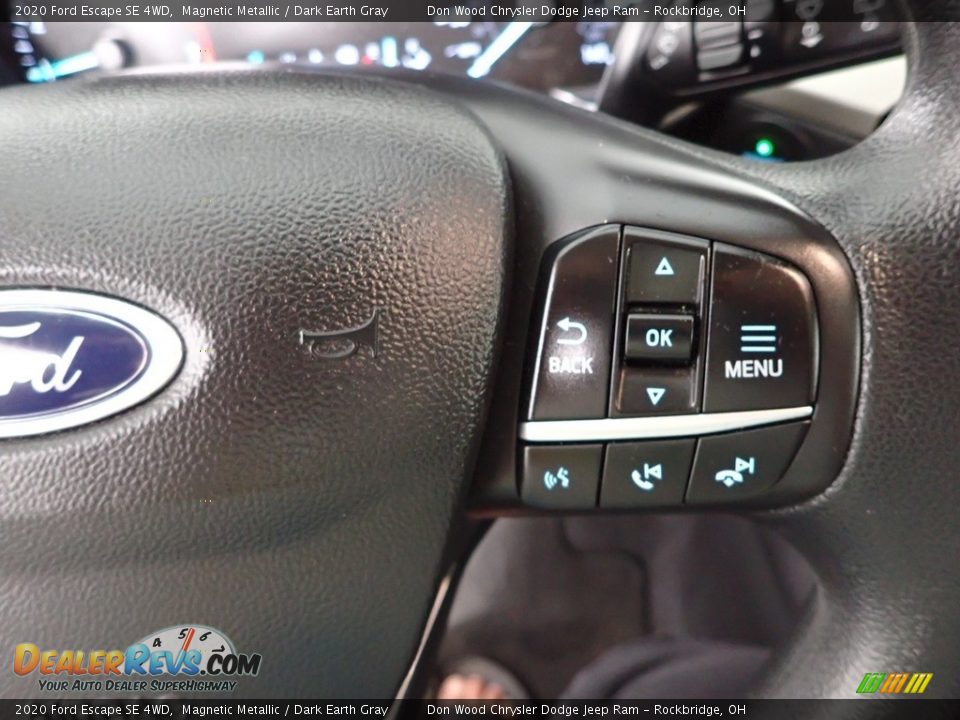 2020 Ford Escape SE 4WD Magnetic Metallic / Dark Earth Gray Photo #20