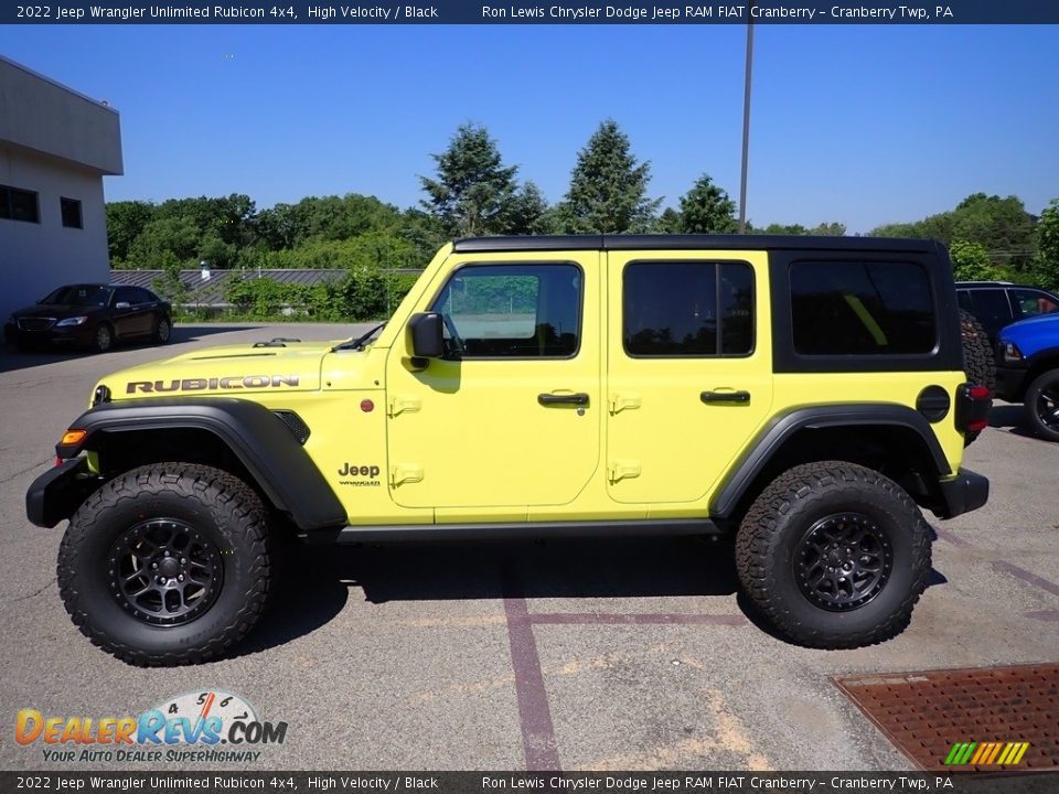 2022 Jeep Wrangler Unlimited Rubicon 4x4 High Velocity / Black Photo #2