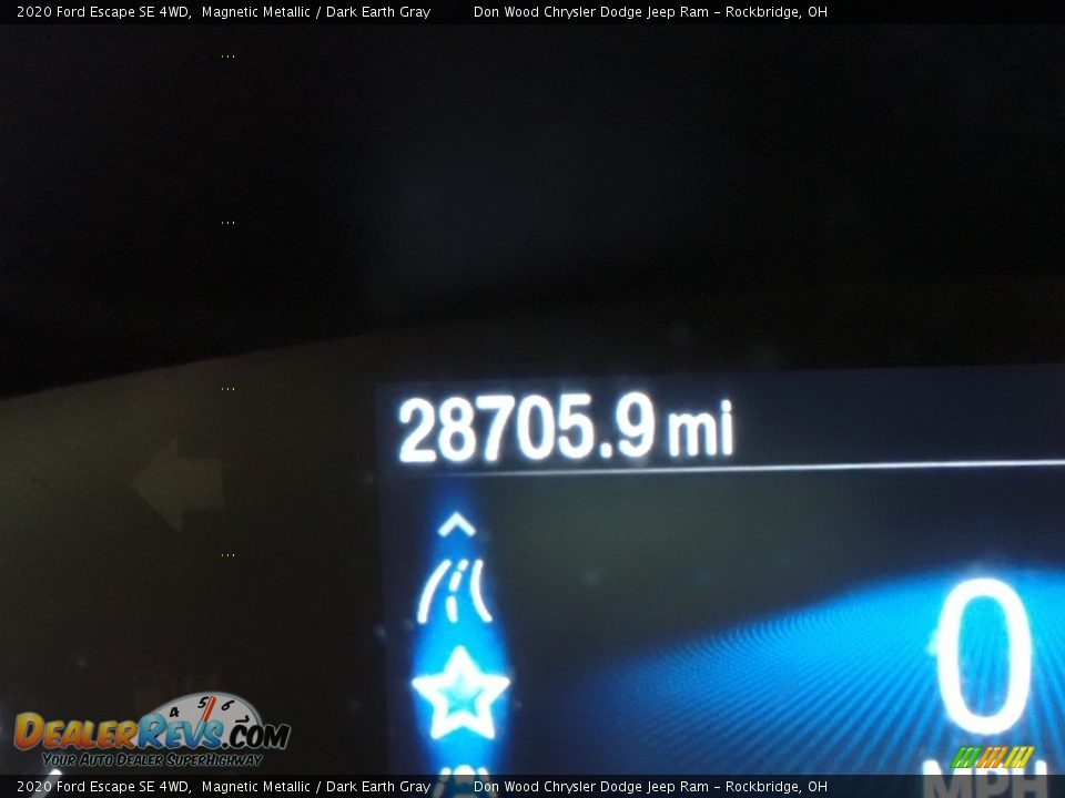 2020 Ford Escape SE 4WD Magnetic Metallic / Dark Earth Gray Photo #34