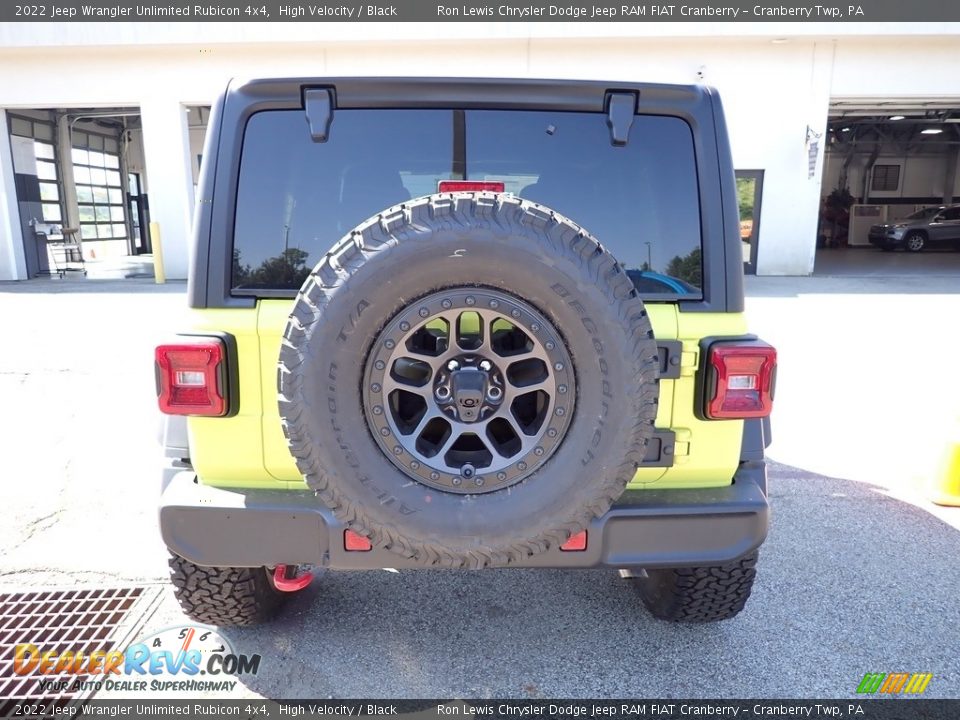 2022 Jeep Wrangler Unlimited Rubicon 4x4 High Velocity / Black Photo #4