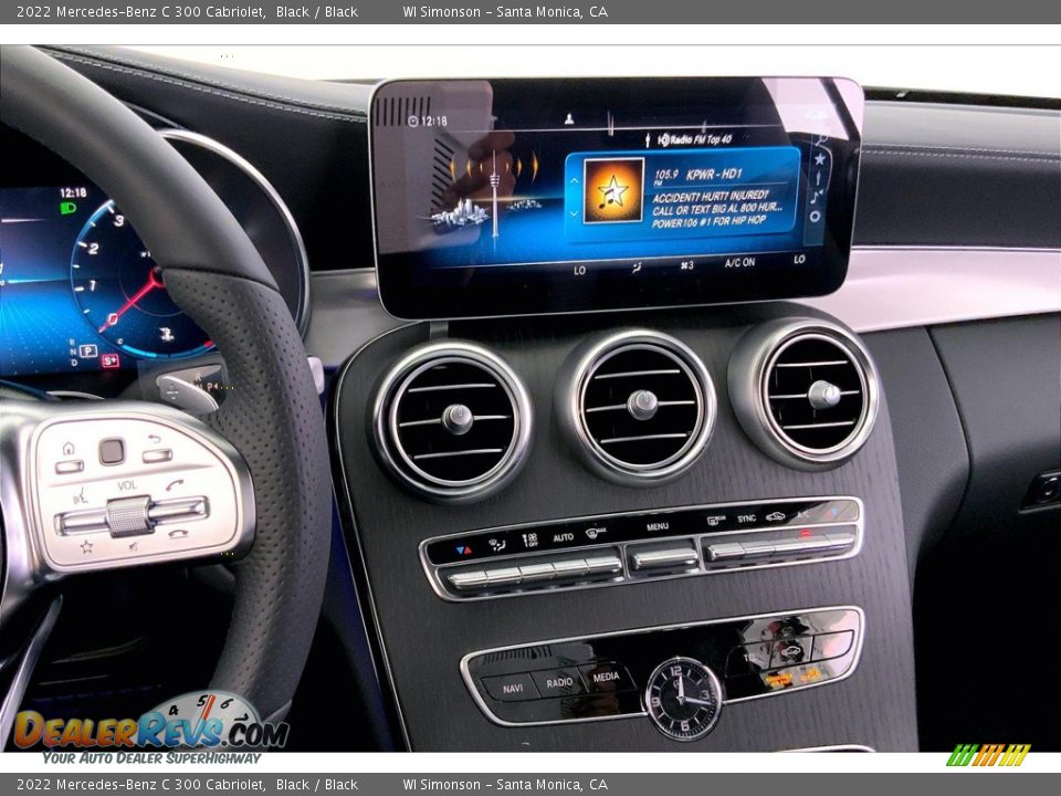 Controls of 2022 Mercedes-Benz C 300 Cabriolet Photo #7