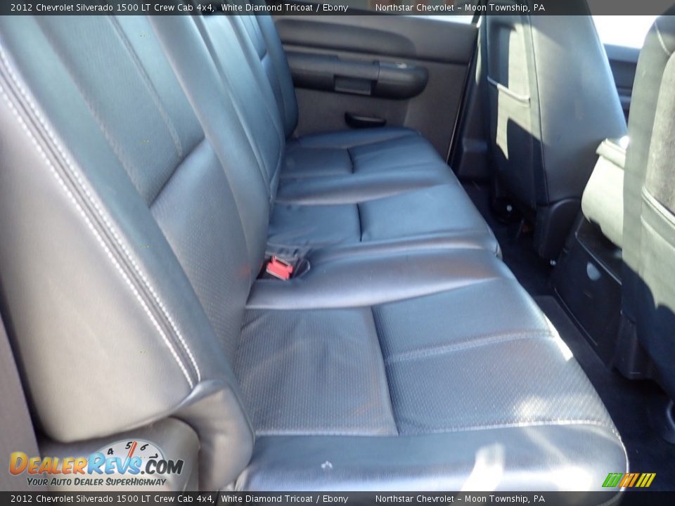 2012 Chevrolet Silverado 1500 LT Crew Cab 4x4 White Diamond Tricoat / Ebony Photo #17