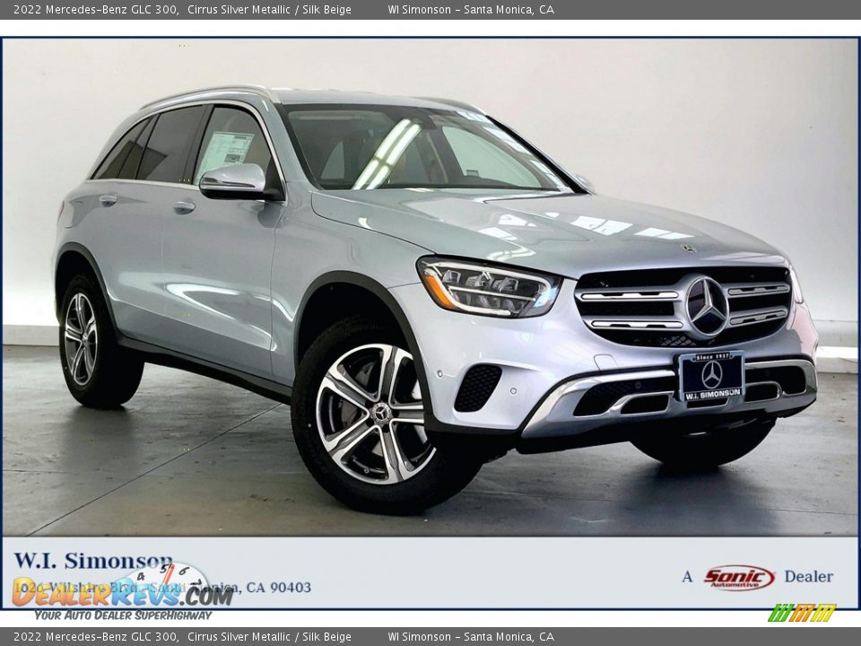 2022 Mercedes-Benz GLC 300 Cirrus Silver Metallic / Silk Beige Photo #1