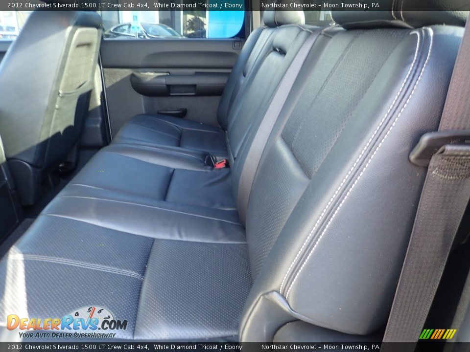 2012 Chevrolet Silverado 1500 LT Crew Cab 4x4 White Diamond Tricoat / Ebony Photo #20