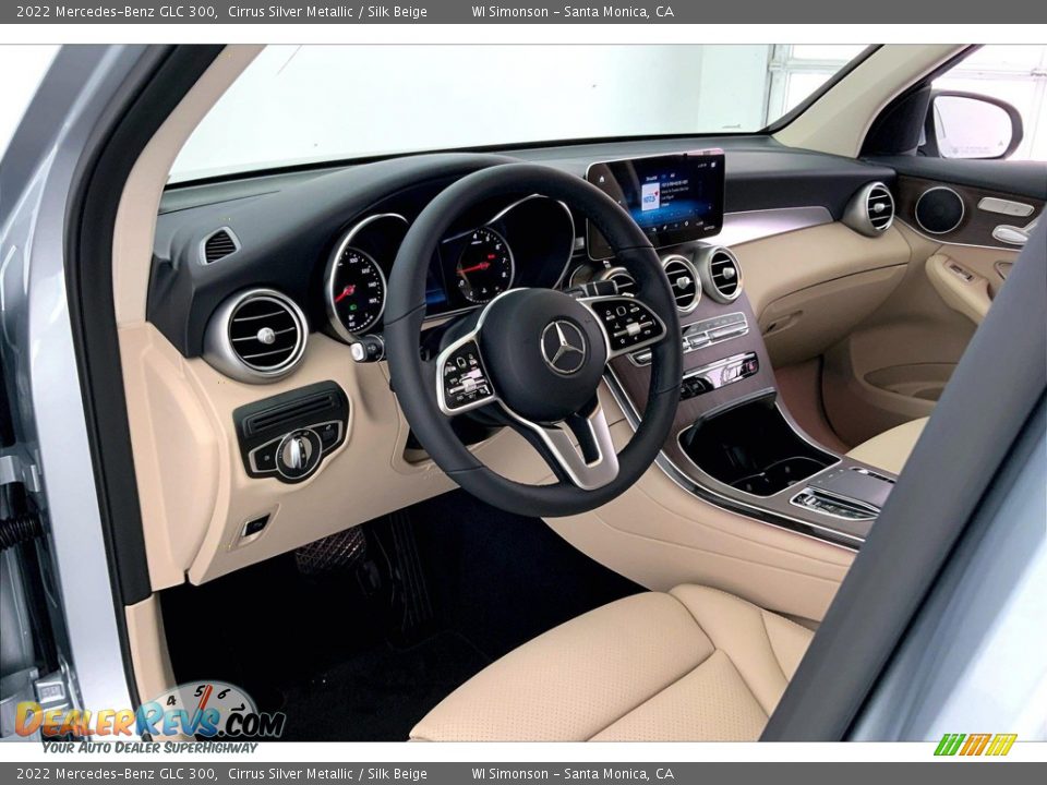 2022 Mercedes-Benz GLC 300 Cirrus Silver Metallic / Silk Beige Photo #4