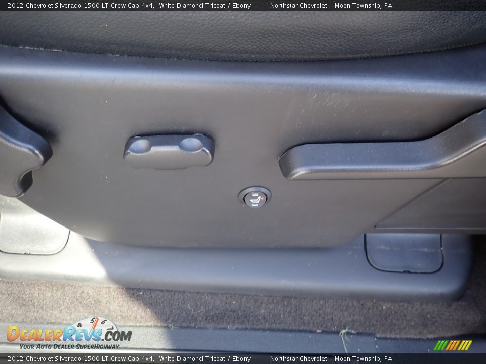 2012 Chevrolet Silverado 1500 LT Crew Cab 4x4 White Diamond Tricoat / Ebony Photo #24
