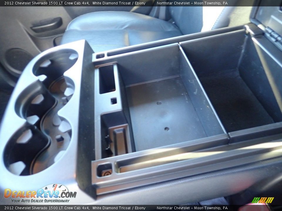 2012 Chevrolet Silverado 1500 LT Crew Cab 4x4 White Diamond Tricoat / Ebony Photo #27