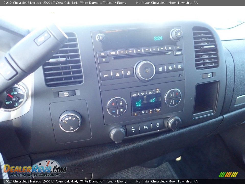 2012 Chevrolet Silverado 1500 LT Crew Cab 4x4 White Diamond Tricoat / Ebony Photo #28