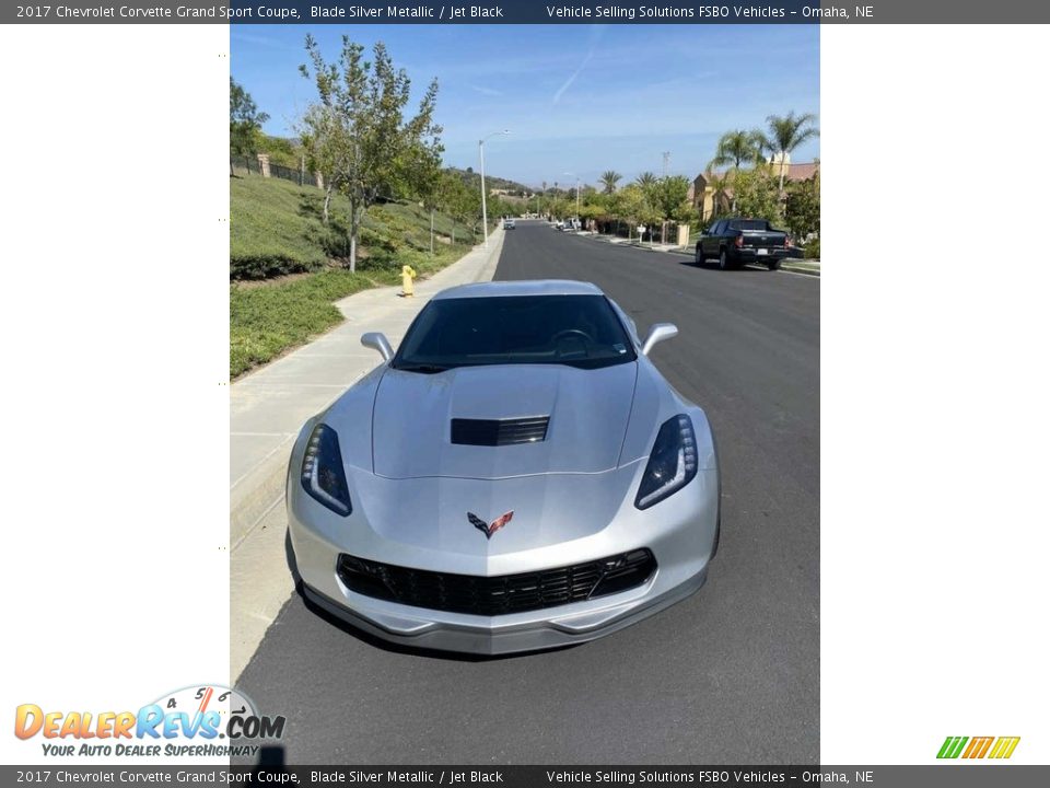 2017 Chevrolet Corvette Grand Sport Coupe Blade Silver Metallic / Jet Black Photo #3