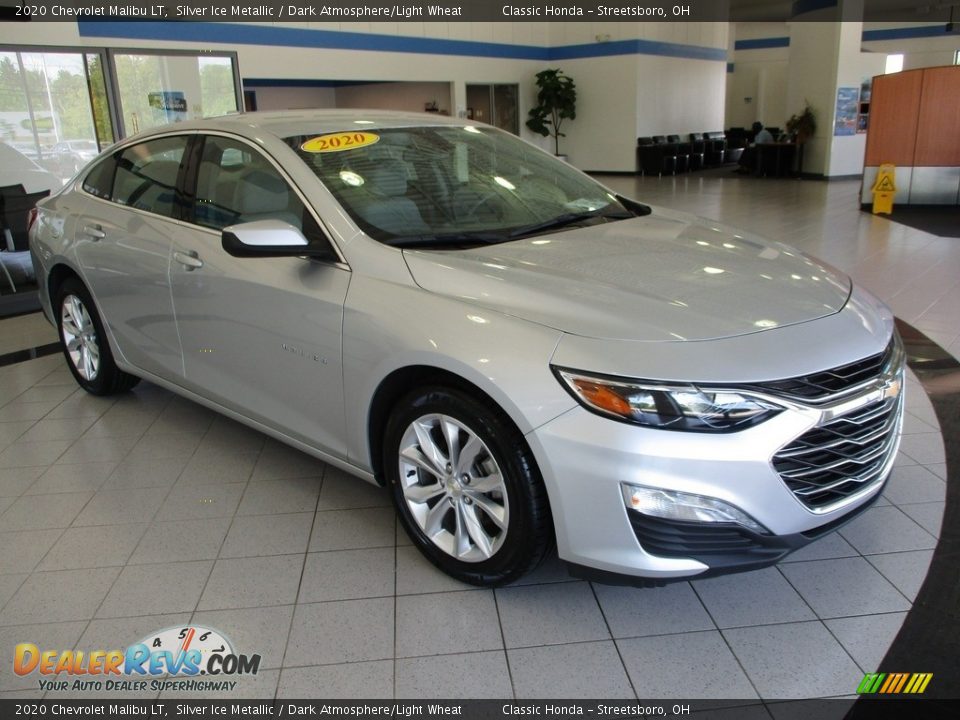 2020 Chevrolet Malibu LT Silver Ice Metallic / Dark Atmosphere/Light Wheat Photo #3