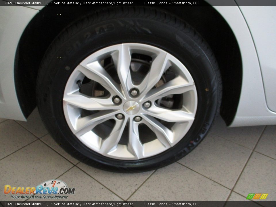 2020 Chevrolet Malibu LT Silver Ice Metallic / Dark Atmosphere/Light Wheat Photo #6