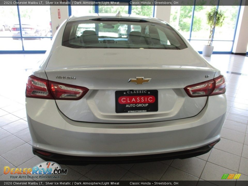 2020 Chevrolet Malibu LT Silver Ice Metallic / Dark Atmosphere/Light Wheat Photo #8