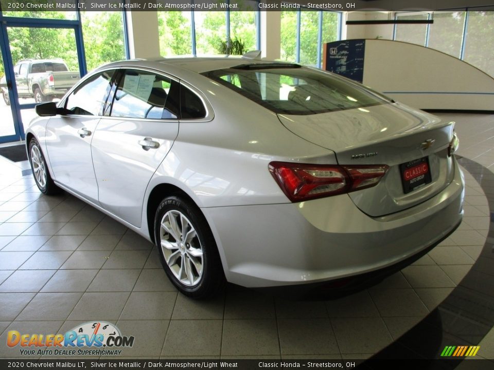 2020 Chevrolet Malibu LT Silver Ice Metallic / Dark Atmosphere/Light Wheat Photo #9