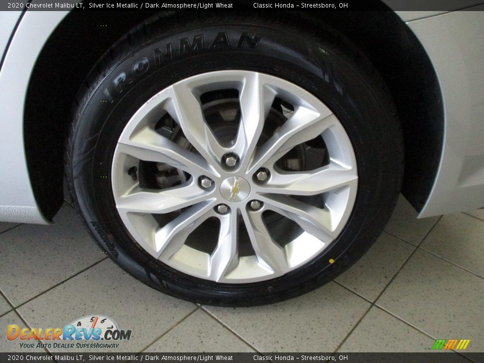 2020 Chevrolet Malibu LT Silver Ice Metallic / Dark Atmosphere/Light Wheat Photo #11